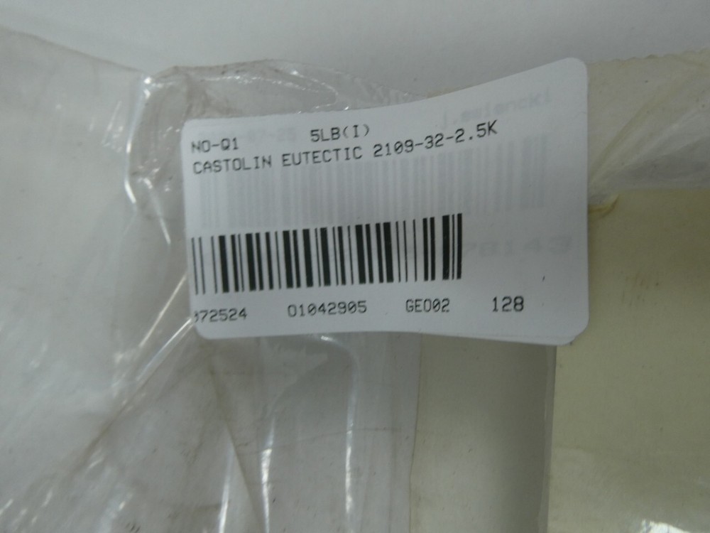 Castolin Eutectic 2109-32-2.5K Electrode 1/8in 14in 5.5lb