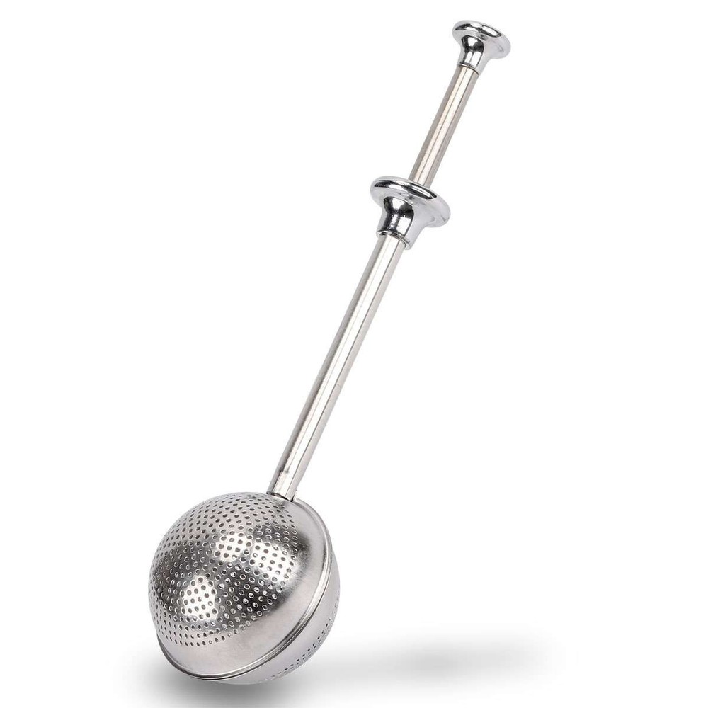 1/2pcs Tea Infuser Ball Mesh Leaf Strainer Filter Herb Steeper Stainless Secure