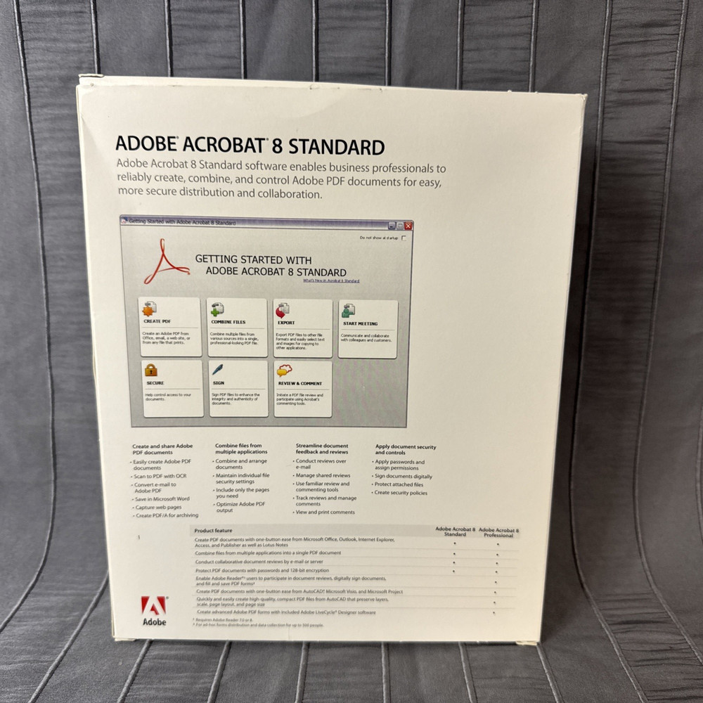 Adobe Acrobat 8 Standard For Windows