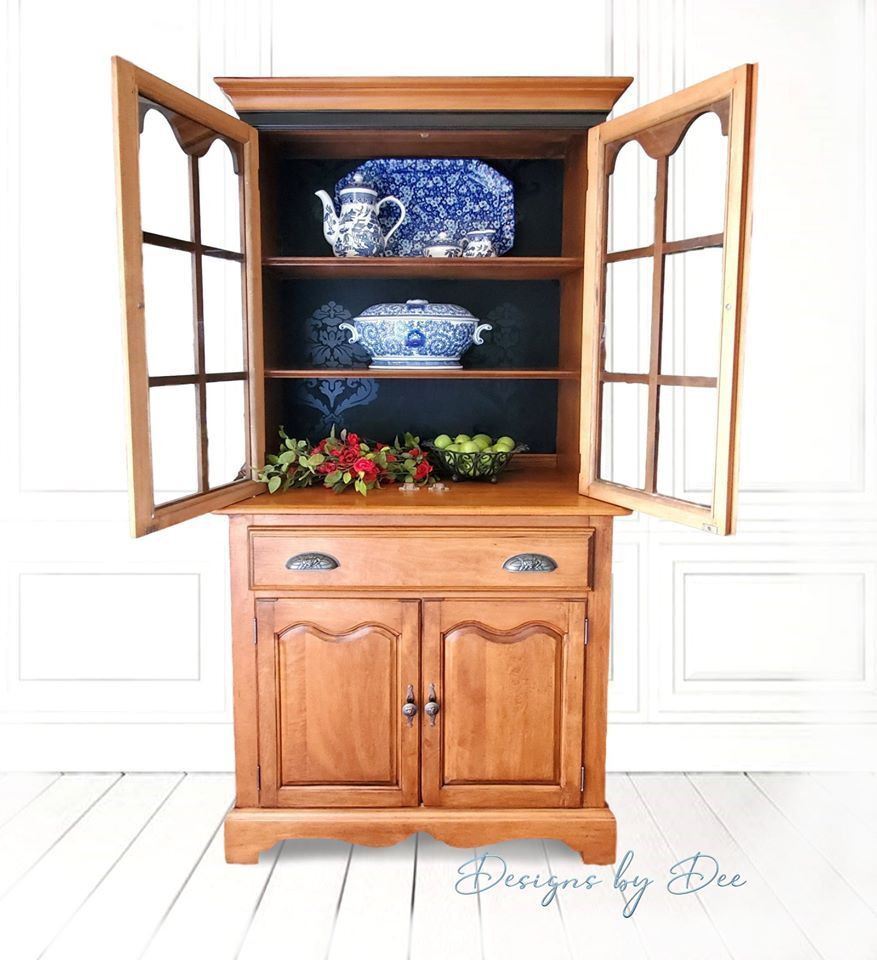 3-3/4" Old Rose Pattern Cup Pull Antique Pewter