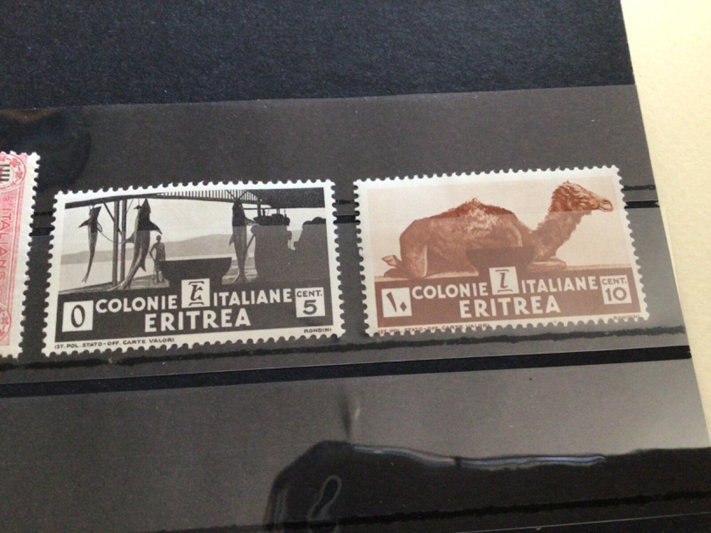 Italy Eritrea mounted mint stamps A18809