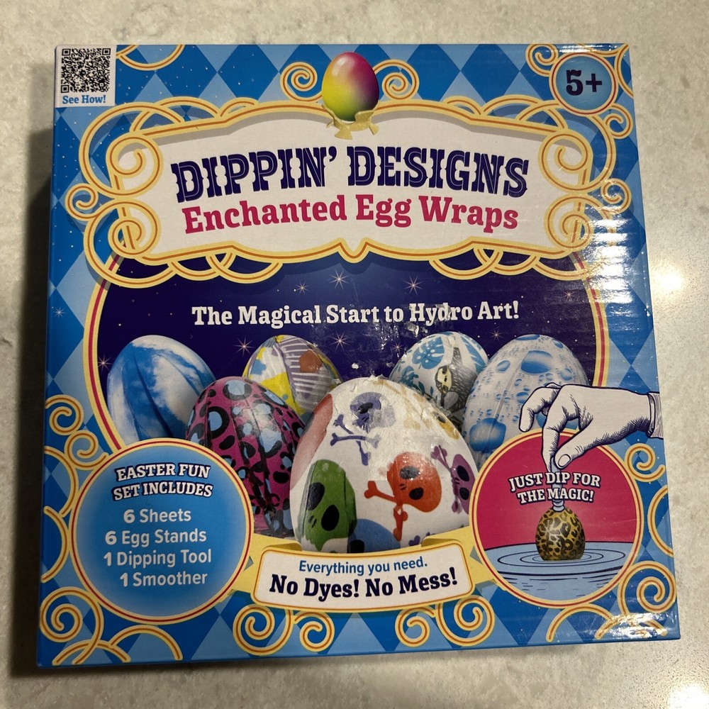 Dippin Designs Enchanted Egg Wraps Easter Egg Decorating Kit