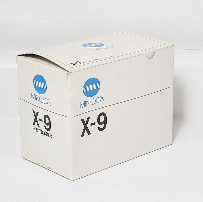 MINOLTA BOX ONLY FOR X-9/116383