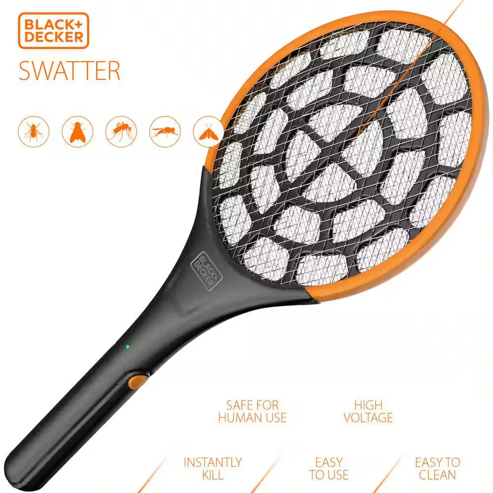 Large Handheld Battery Powered Electric Fly Swatter