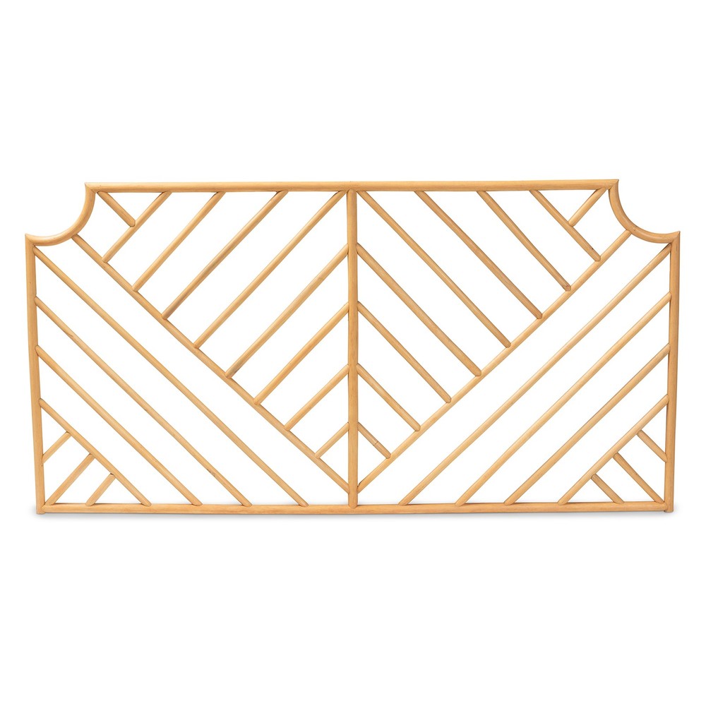 Headboard,Constructed from Natural RattanWall-mountable design,Openwork frame