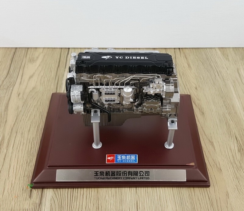 1:12 YC DIESEL Engine Transmission Construct Machine Equipment Diecast Model