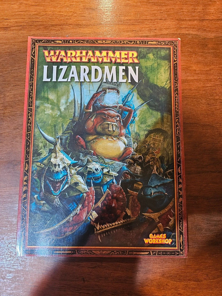 Games Workshop Warhammer Lizardmen Rulebook Supplement Codex Old World Lot