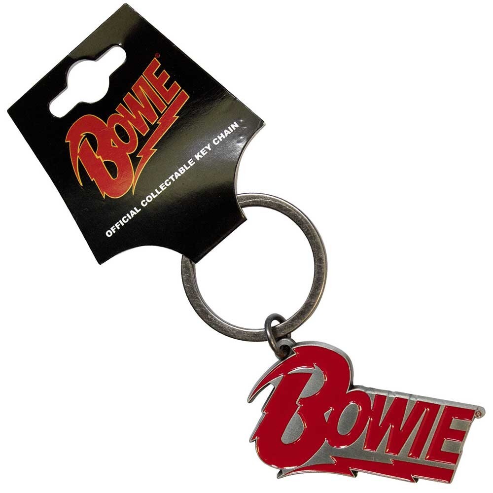 DAVID BOWIE official metal keyring keychain