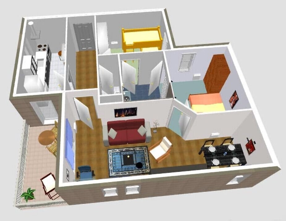 Home Room Design Software – 3D Home & Bathroom Planner USB