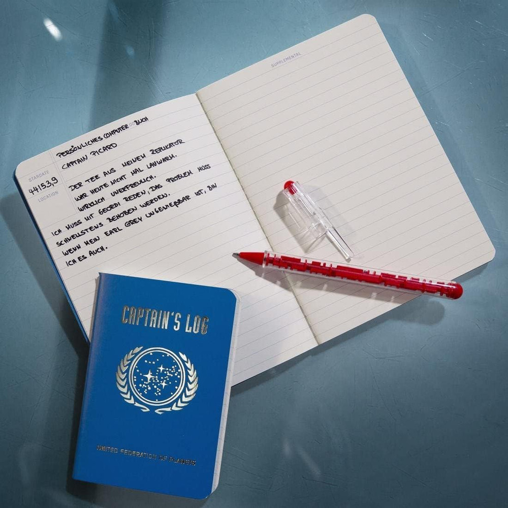 Star Trek Captain'S Log Large Notebook