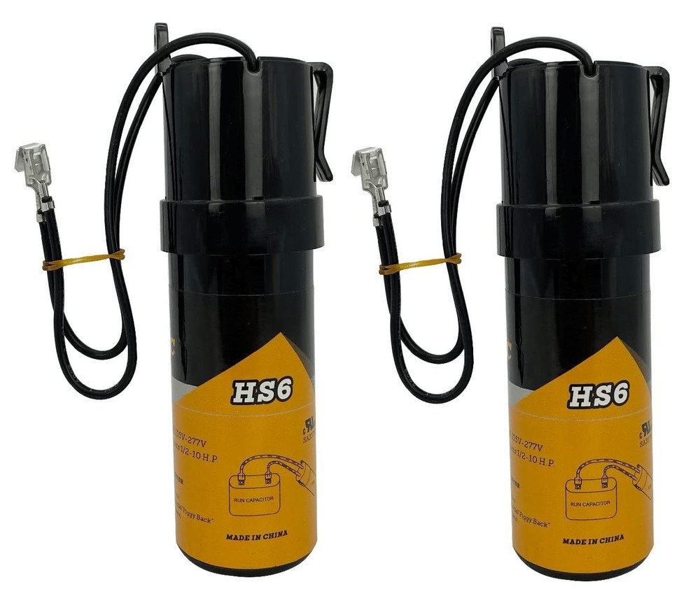 2 Pack Zero HVAC HS6 Hard Start Kit Replacement for SPP6 1/2HP-10HP 115-277V