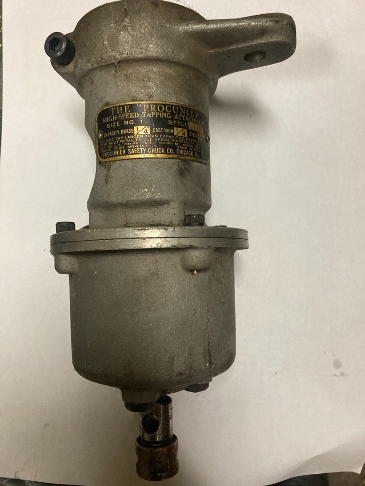 DRILL PRESS ATTACHMENT PROCUNIER TAPPING HEAD NO 1