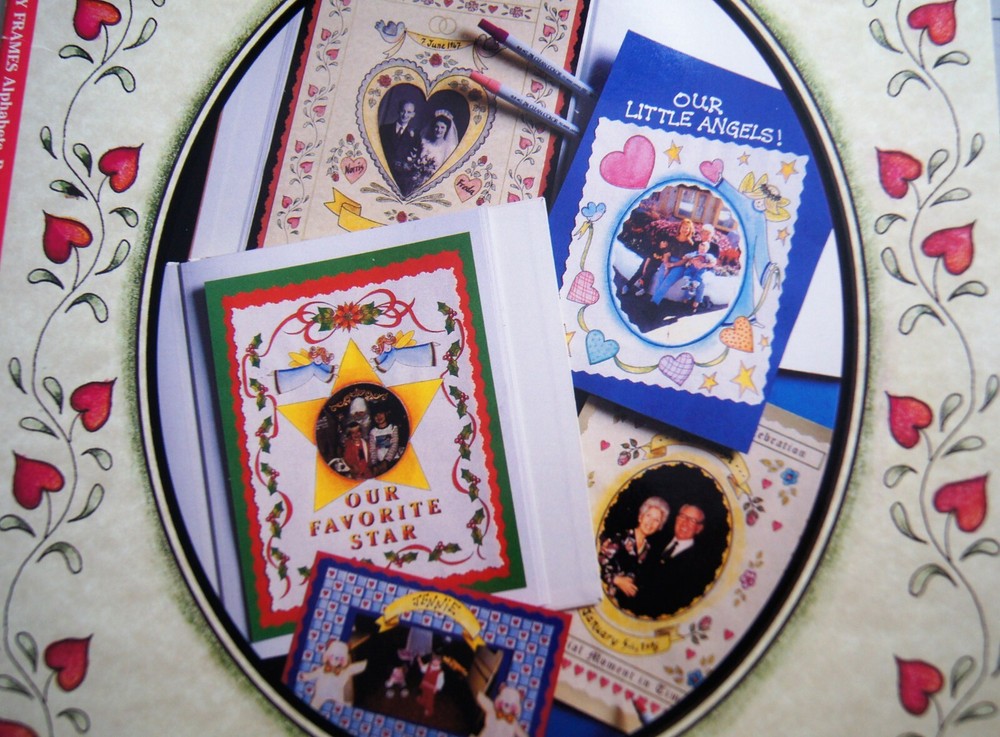 Memory Frames Alphabet Borders & More Paint Markers Booklet