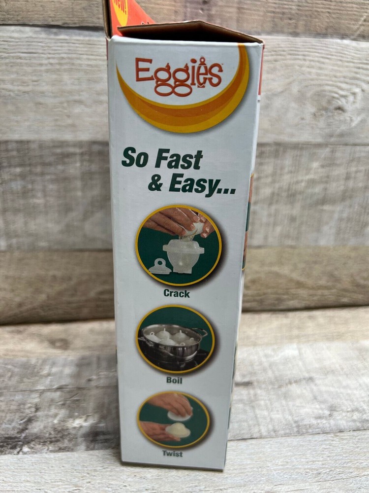 EGGIES HARD BOIL 6 EGGS WITHOUT THE SHELL, INCLUDES SEPARATOR, BRAND NEW
