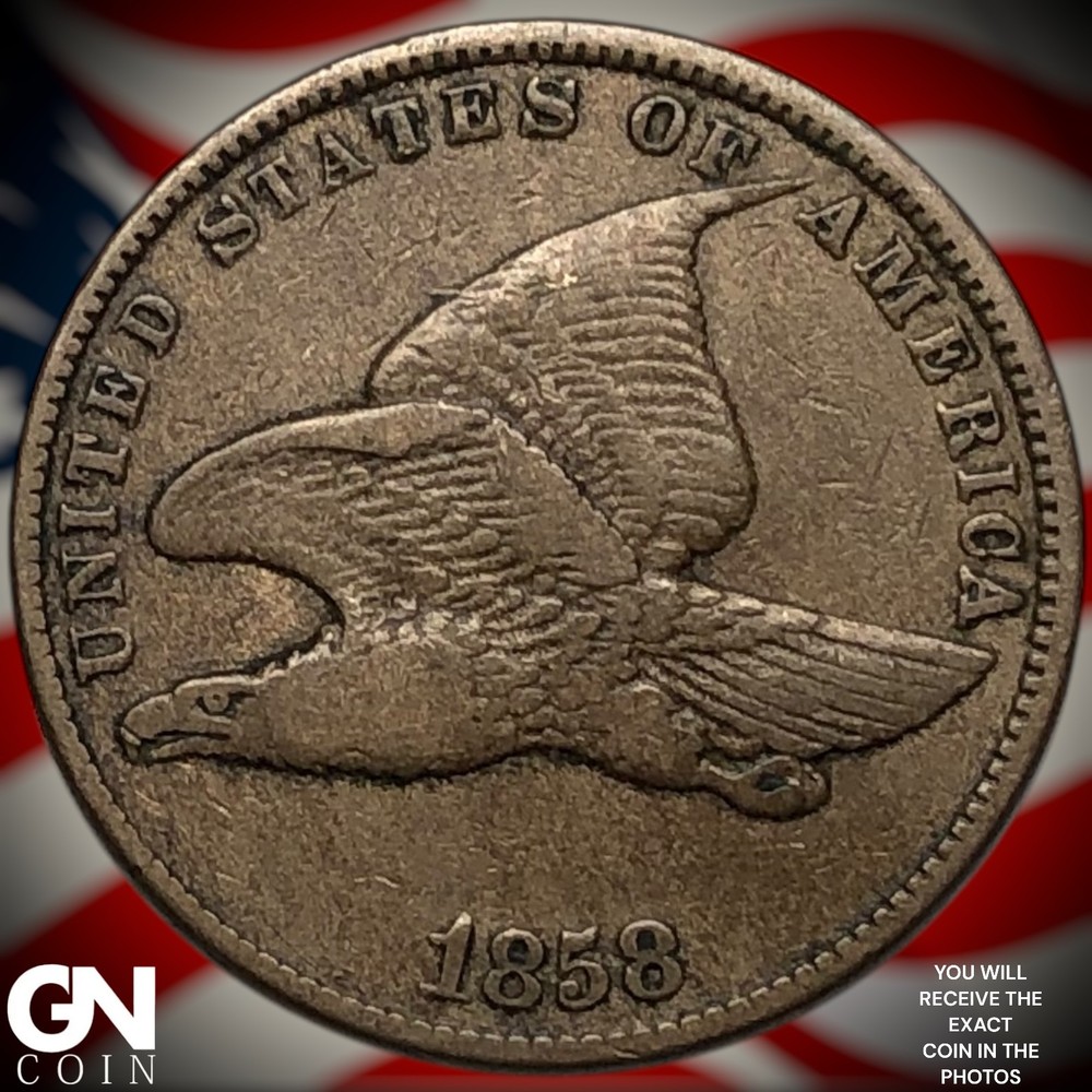 1858 Flying Eagle Cent Penny Z4019