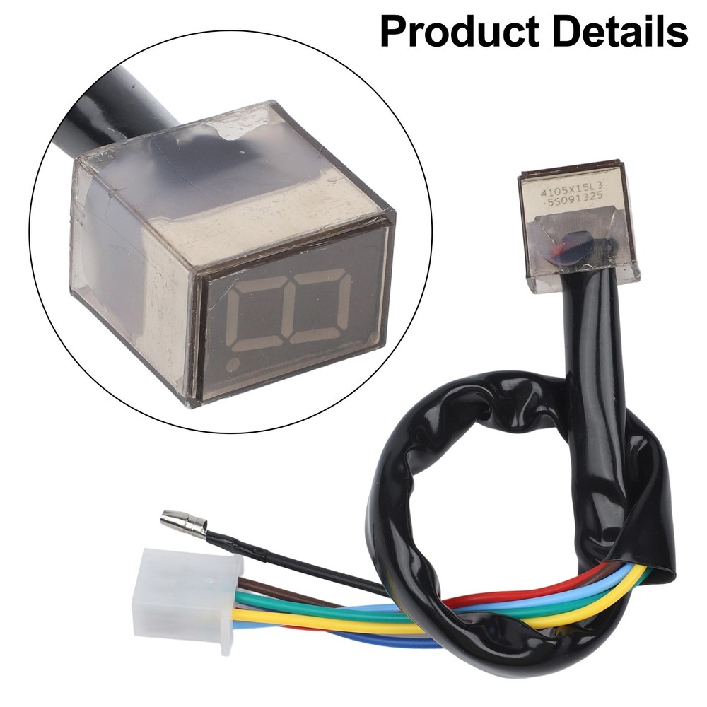 Gear Shift Sensor Display Red Display Color Gear Indicator LED Digital