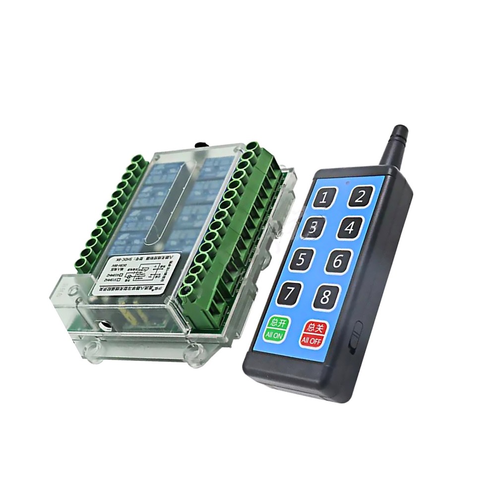 Reliable 8 Channel Wireless RF433MHz Remote Control Switch Relay Module