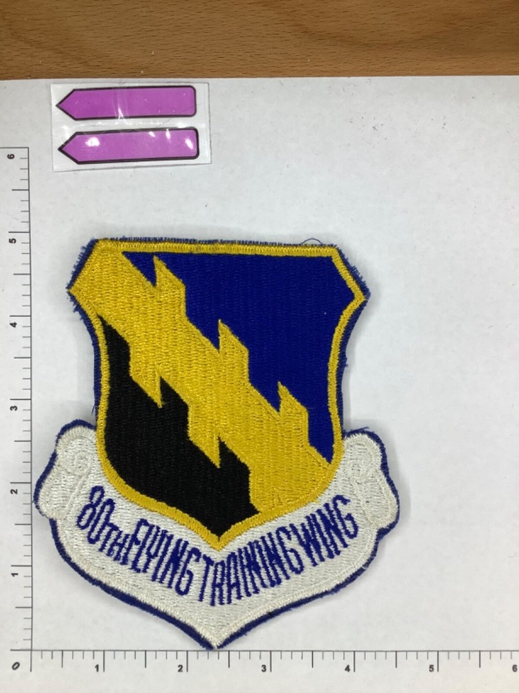 VINTAGE  USAF 80th FLYING TRAINING WING SQUADRON PATCH
