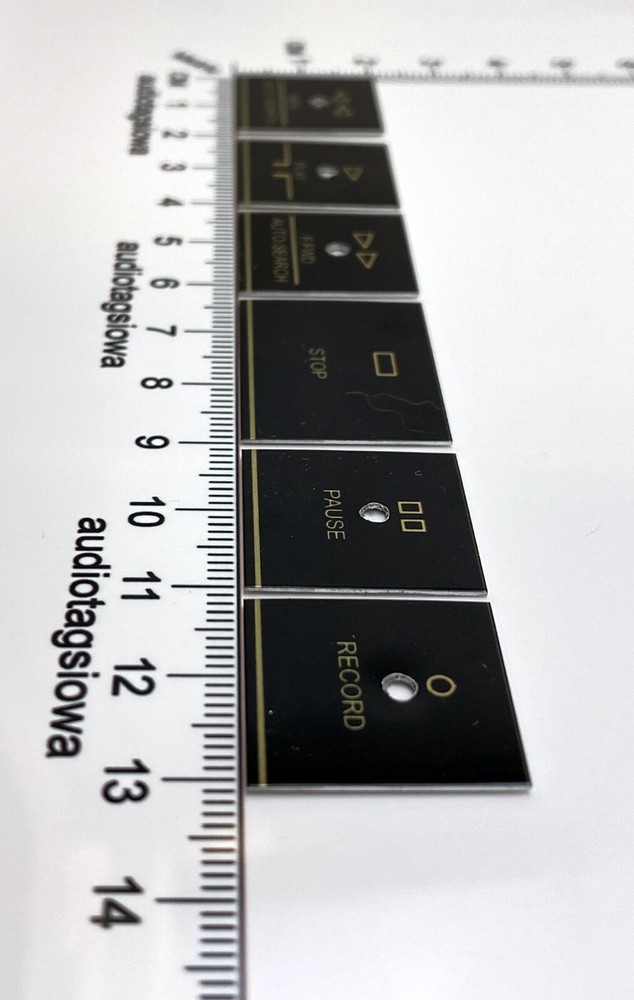 Harman Kardon Cassette Function Button Labels Custom Made Set CD391 CD491