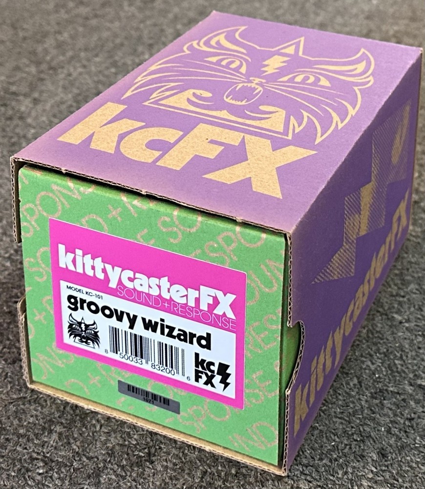 Kittycaster FX Groovy Wizard Fuzz Driver Pedal