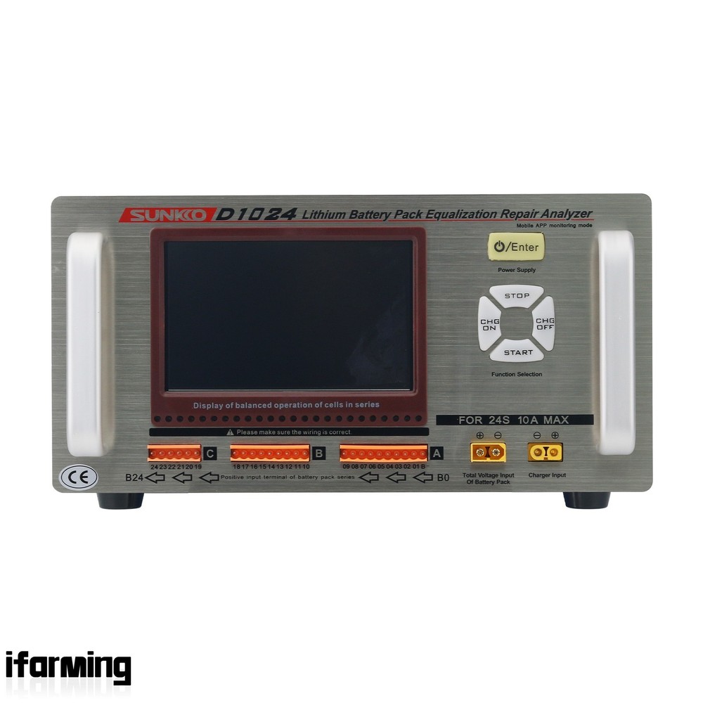 SUNKKO D1024 10A High Current Battery Pack Equalizer and Analyzer 2S-24S