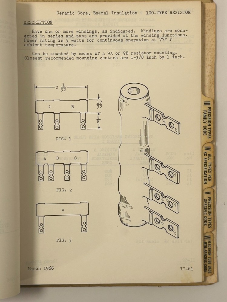 Bell Telephone Laboratories Resistors Engineering Reference Data 1966 booket