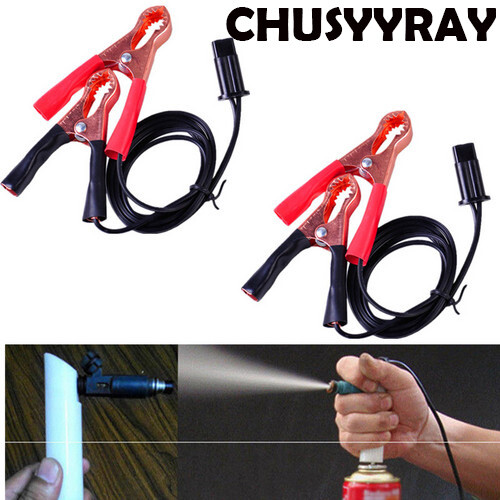Universal Auto Fuel Injector Flush Cleaner Adapter Cleaning Tool Set