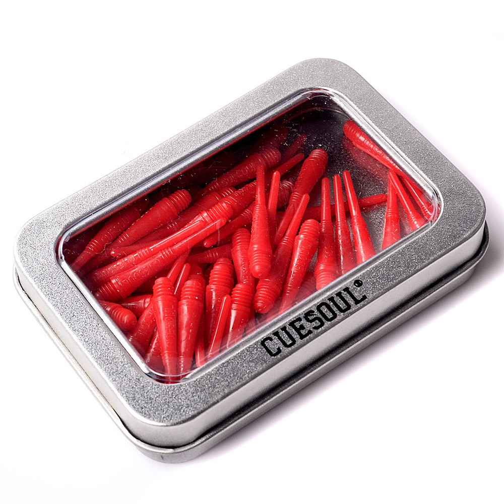 CUESOUL 100 PCS/Set Red Soft Tip Points For Soft Tip Darts-32mm