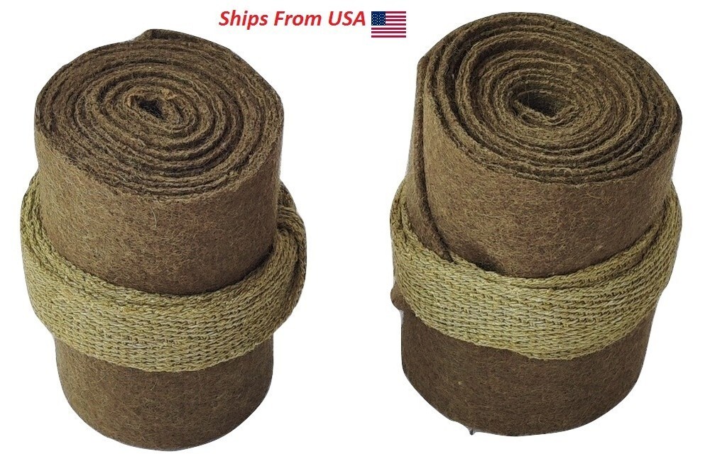 WWI GERMAN WOOL PUTTEES BOOTS WRAPS