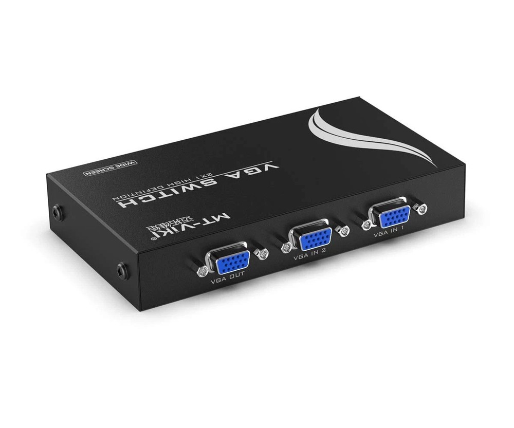 2 Port VGA Switch Video Selector Switcher Box (2 Input 1 Output)