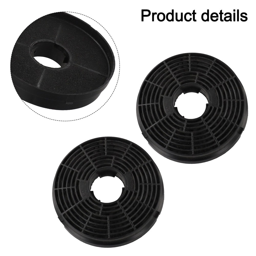 Easily Replaceable 2pcs Activated Carbon Filter Set for Kitchen For Range Hoods