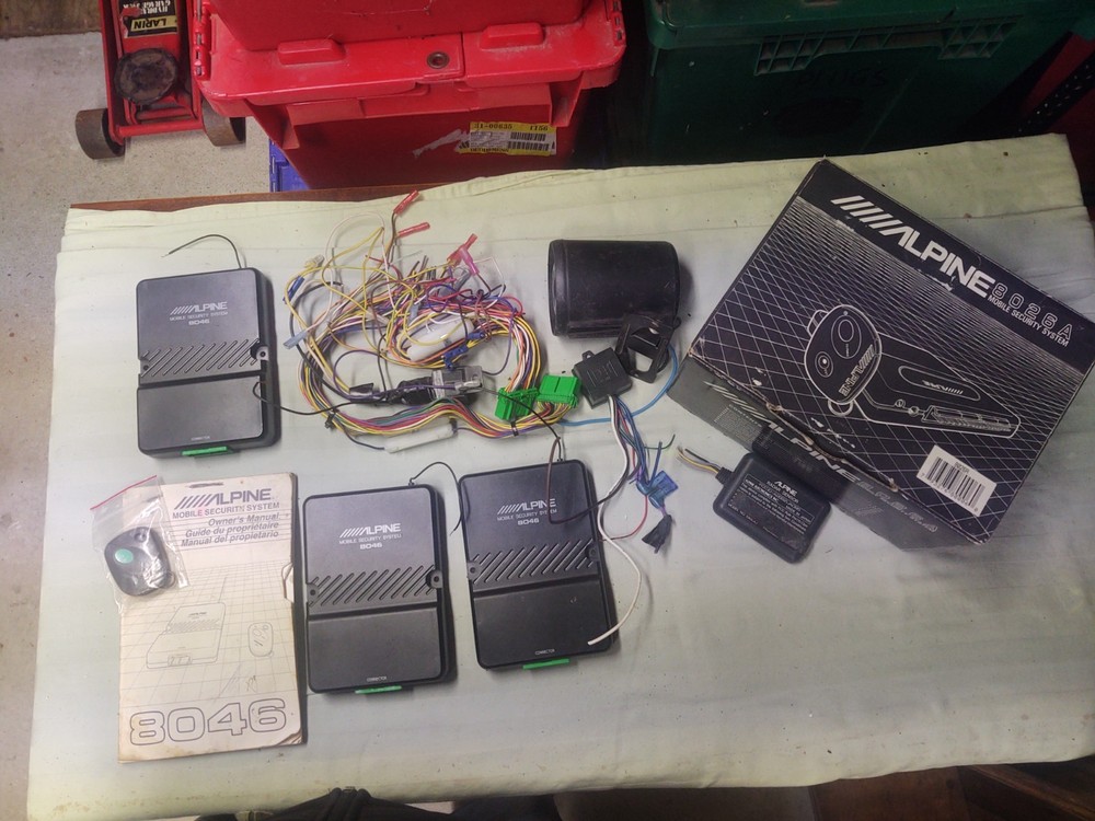 Vintage / Old School Alpine 8046 Security System