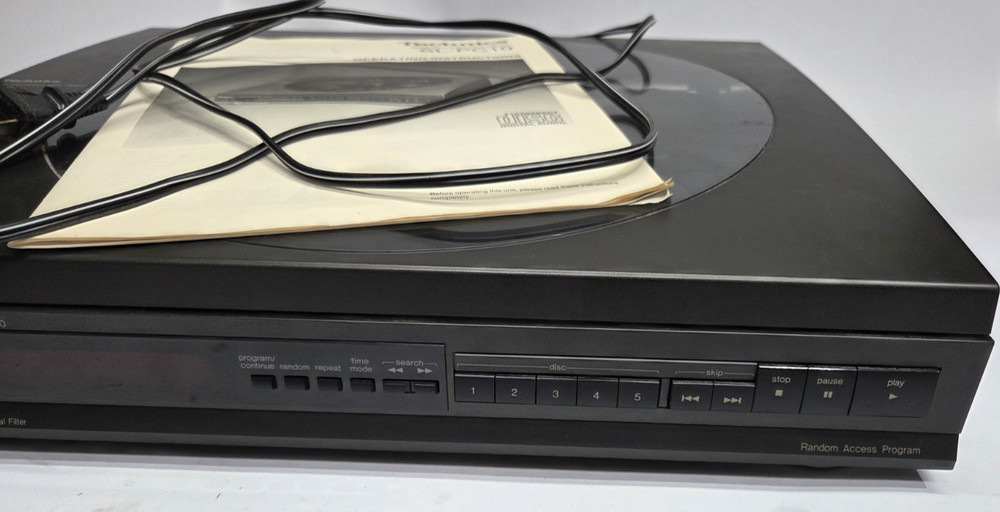 Technic SL-PC10 Multi Compact Disc Player - 5 Disc Changer Works Sounds Great 🔥