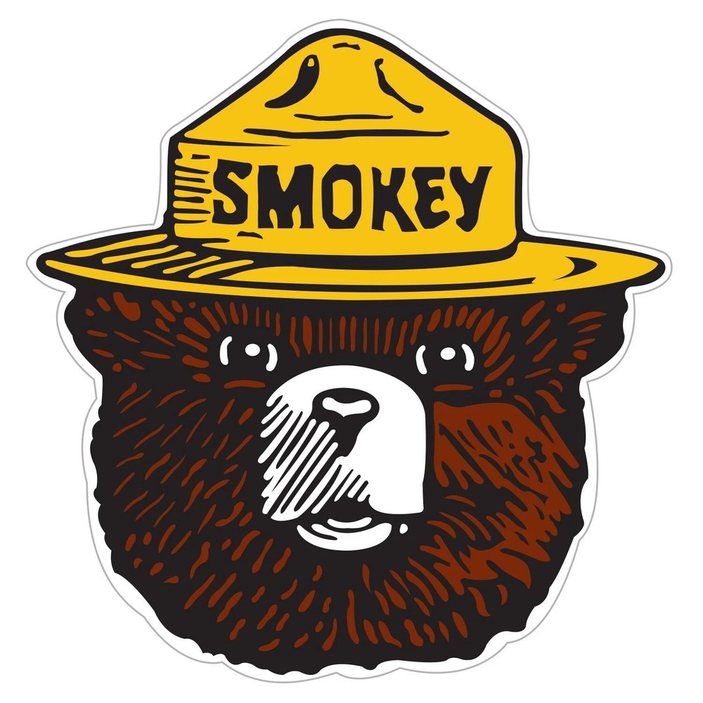Smokey bear Sticker Decal XV