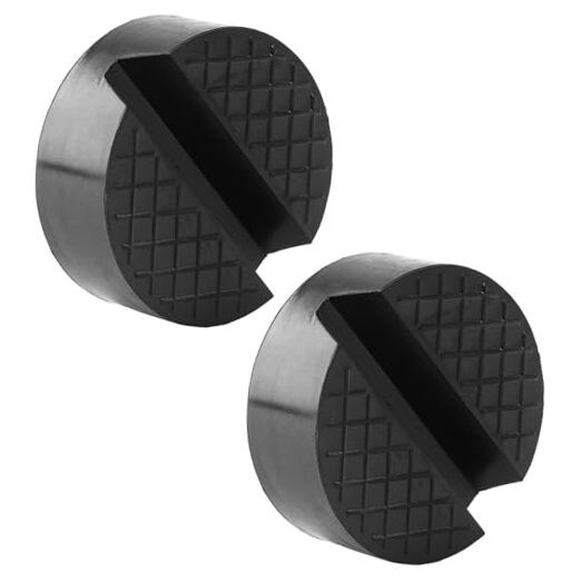 Rubber Jack Pad for Trolley Floor Jack Disk Pad Adapter slotted jack pad 2Pcs