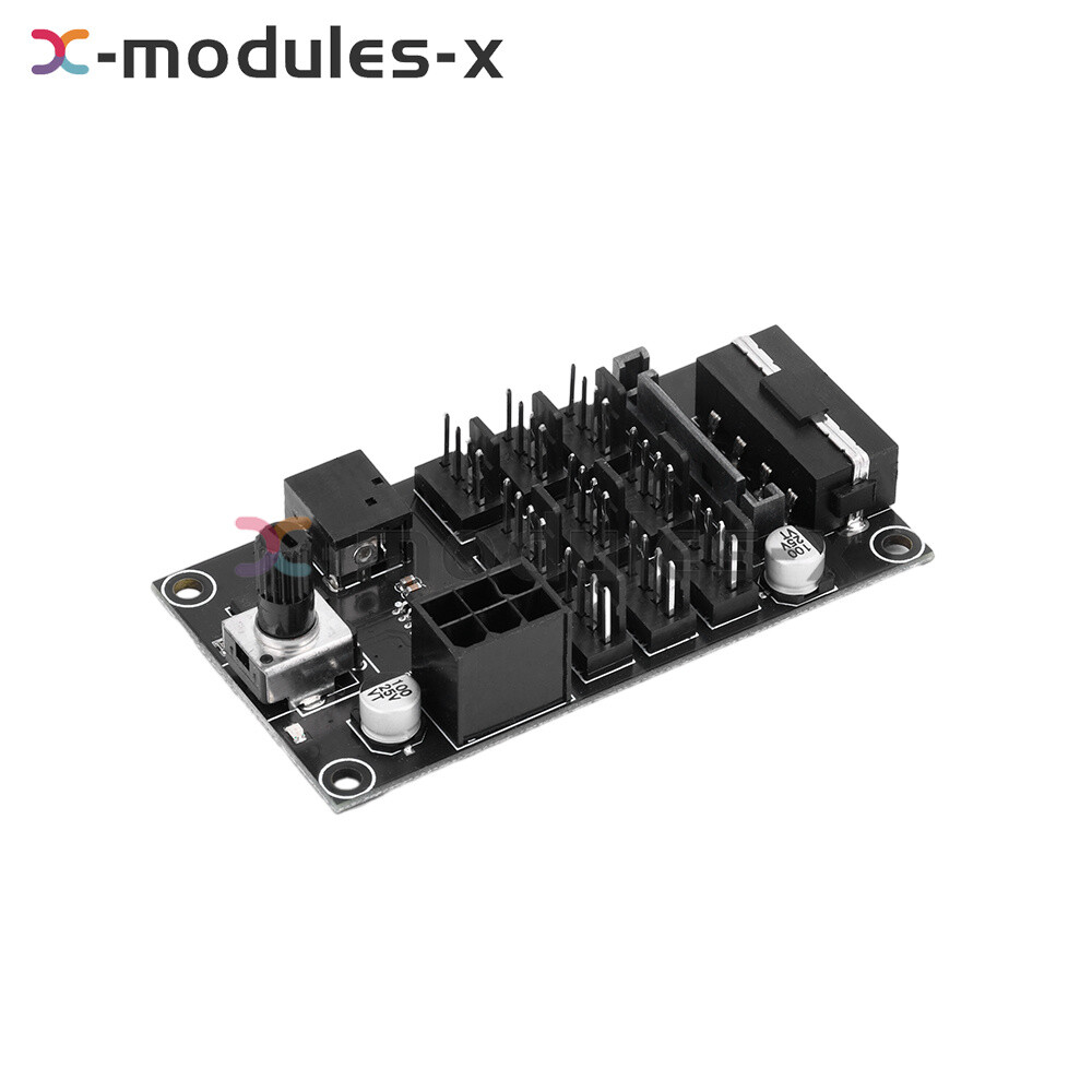 Computer Chassis PWM Violent Fan Speed Controller 9-Channel Fan Hub Controller
