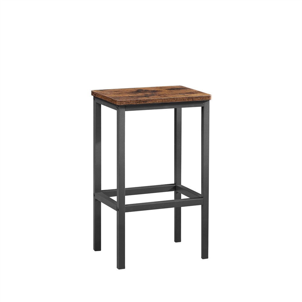 3 Piece Bar Table Set Counter Height Kitchen Dining Table w/ 2 Bar Stools US