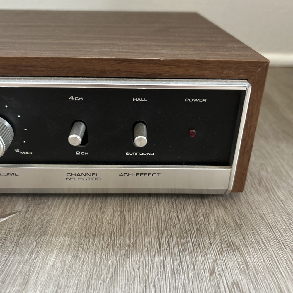 Sanyo Decoder Amplifier 4 DCA 1500X Receiver Quadraphonic 1970s FOR PARTS READ