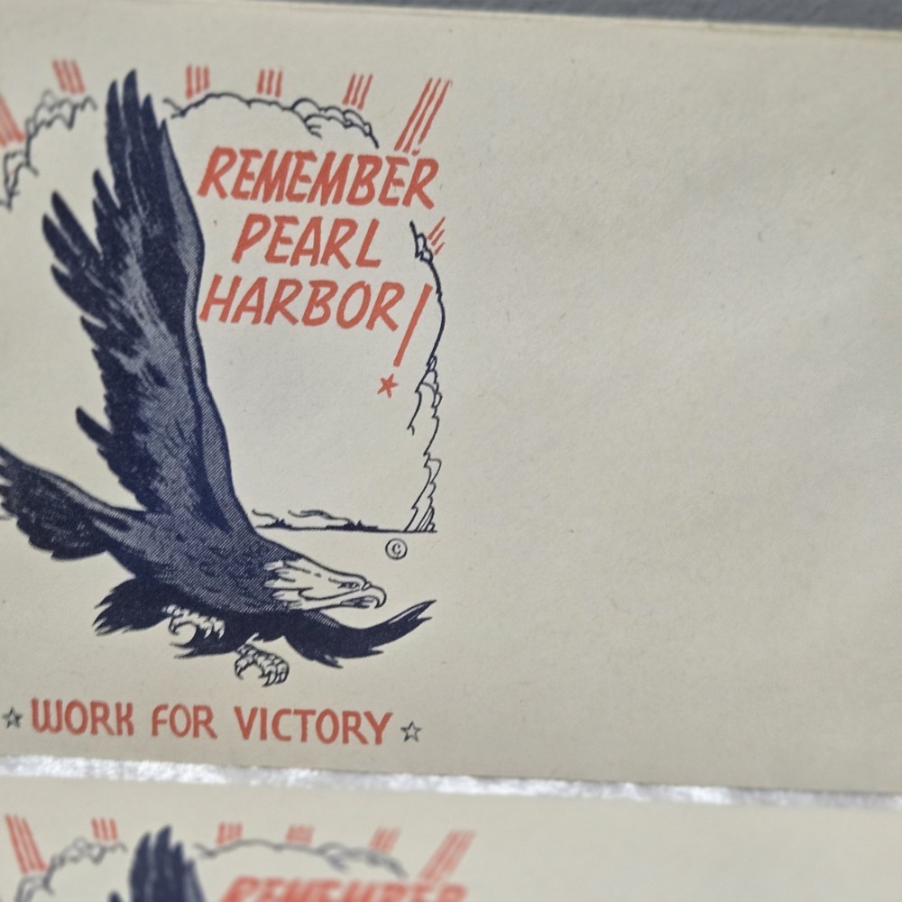 3, illustrated WWII home front envelopes 5 Per Type,15 Total Envelopes Envelope