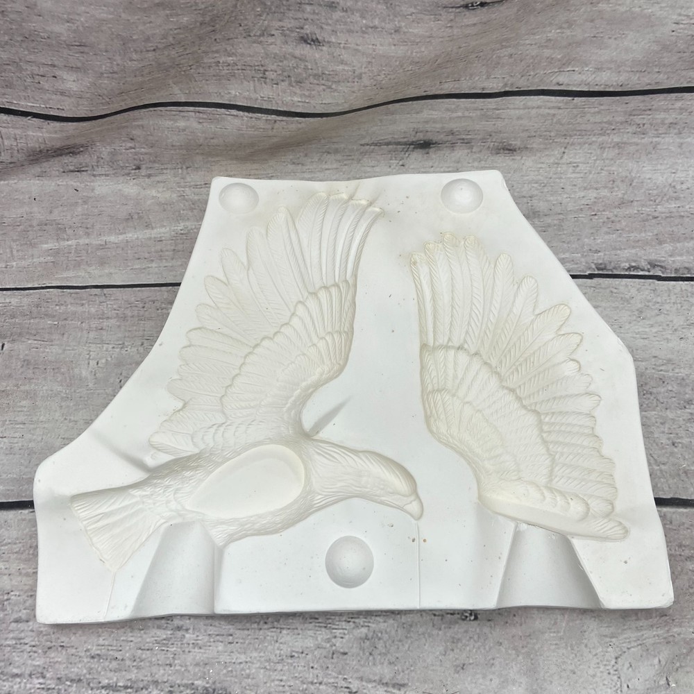 Unbranded Ceramic Casting Mold Flying Eagle Figurine