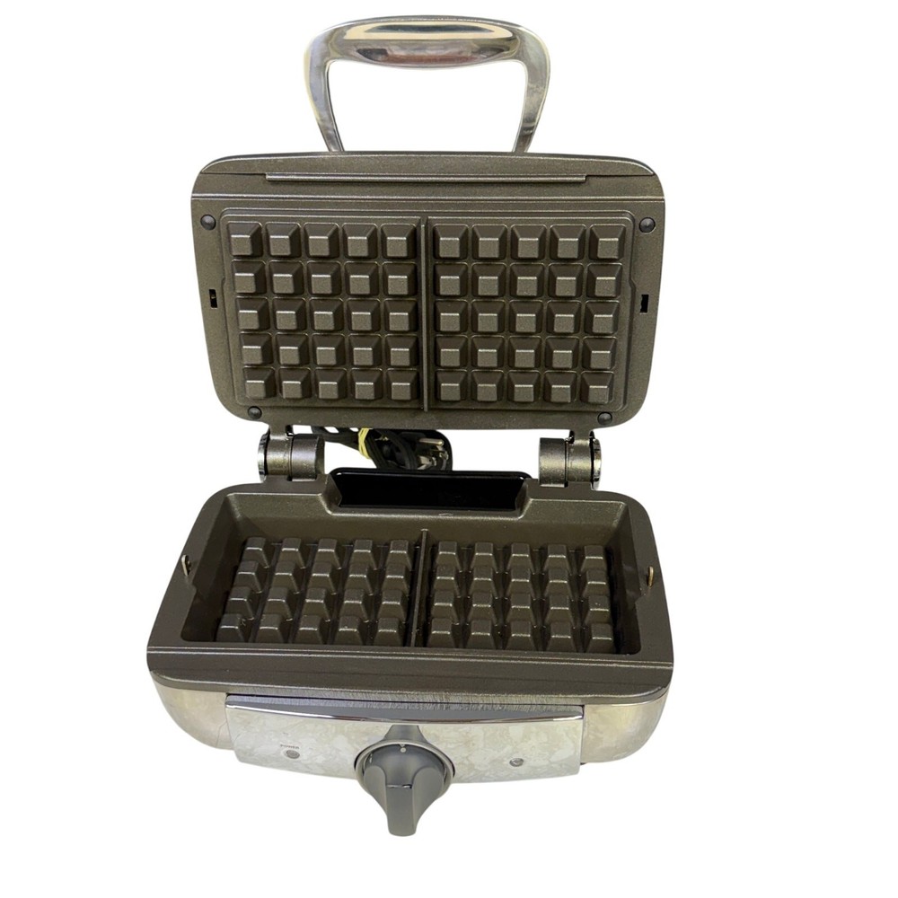 All-Clad Waffler 2 Square Belgian Waffle Maker Model 6061