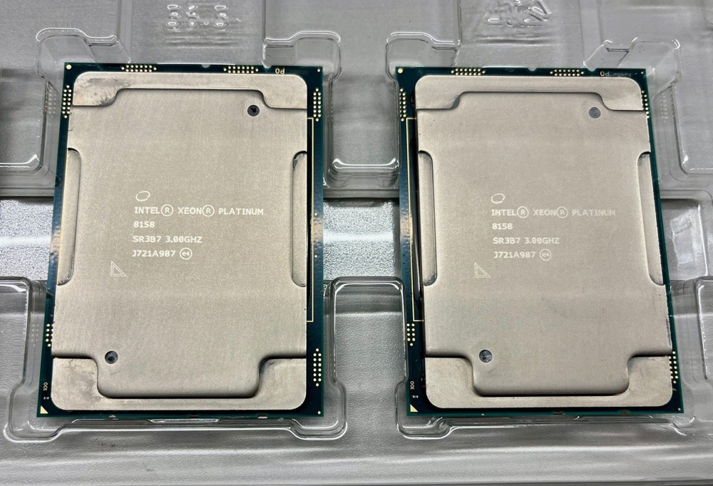 SR3B7 Intel Xeon Platinum 8158 3.0GHz 12-Core 24.75MB 150W CPU Processor