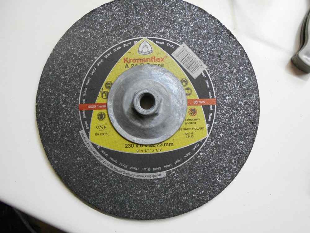 Klingspor Grinding Disc Medium 230mm