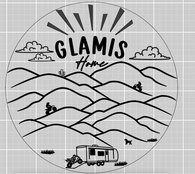 Glamis Home SVG File Digital Download