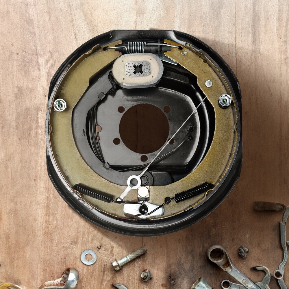 VEVOR Electric Trailer Brake 12" x 2" Self-Adjusting Assembly 1 Pair 7000 lbs