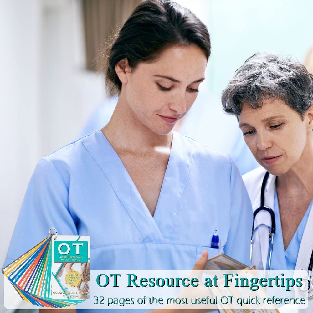 Occupational Therapy Reference Pocket Guide - Must Have OT Resource 32 Pages Qui
