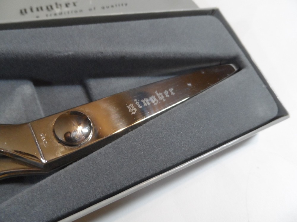 Gingher G-7PL (Left Hand) Pinking Shears Scissors