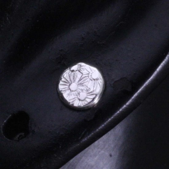 Ryuto Small Flower Hammered Stud Earring (Single) Silver 950