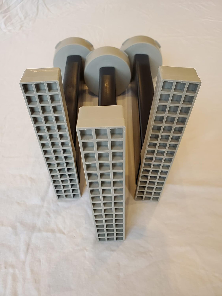 Universal Retaining Wall Block Drain Gray 3-Pack (WDPG)