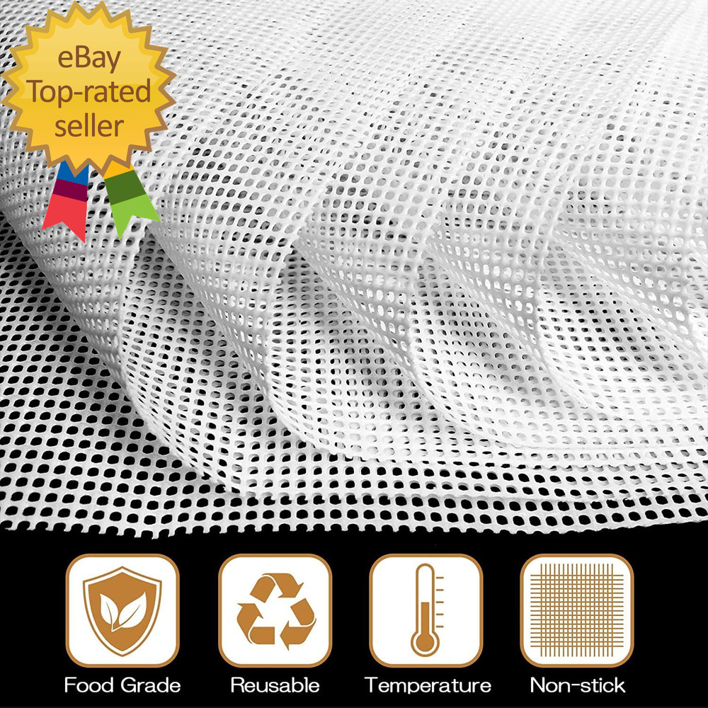 (6 Pack) Silicone Dehydrator Sheets Non Stick Dehydrator Mats for Fruit Dryer